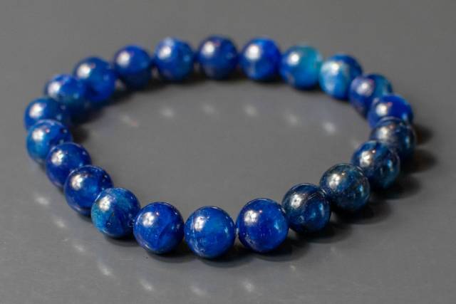 Bracelet en pierre d'Apatite AAA