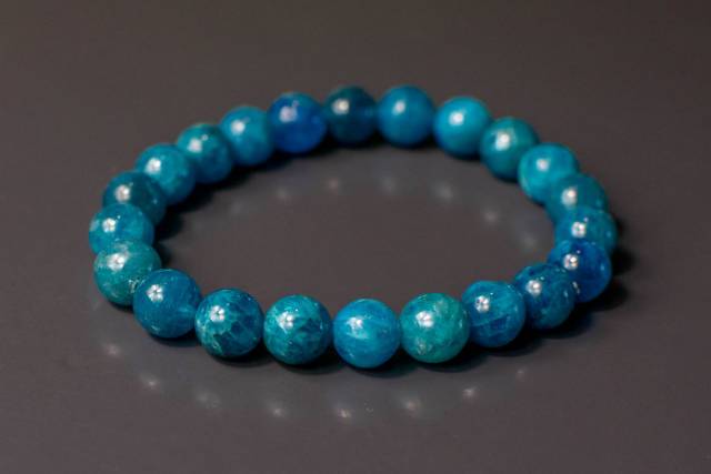 Bracelet en pierre d'Azurite AAA