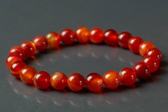 Bracelet en pierre de Cornaline