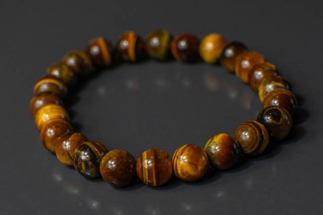 Bracelet en pierrre d'Oeil de Tigre