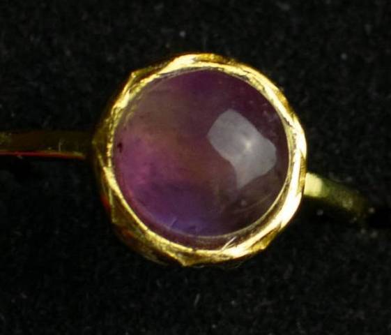 Bague argent 925 Amthyste ronde